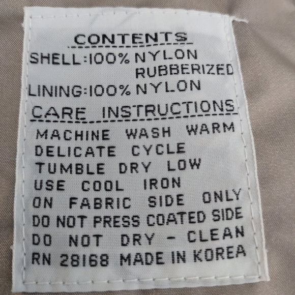 Weather Wise by Betsy B. Women's Size 9/10 Trench Coat Tan/Brown Button Belt - Picture 11 of 11